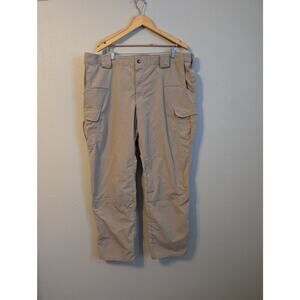 5.11 Tactical Mens Tactile Pro Ripstop Cargo Pants Size 42X34 Tan 8 Pockets Mid